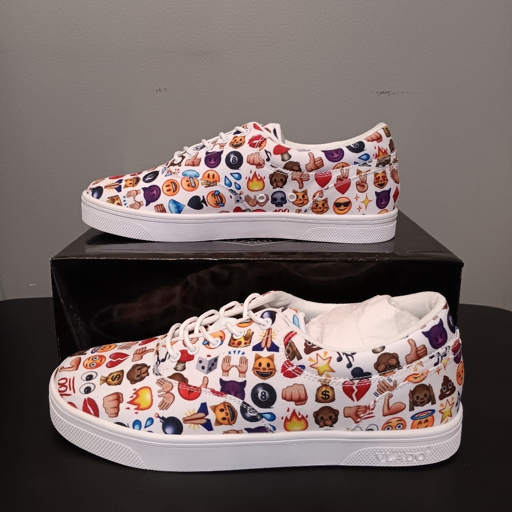 Vlado Milo‎ Low Emoji White Mens Sneaker Size 12